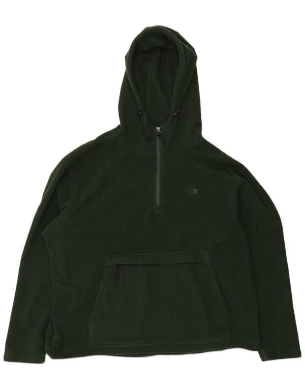 The North Face Ανδρική Χαλαρή Εφαρμογή κουκούλα με φερμουάρ Fleece Jumper 2XL Πράσινο