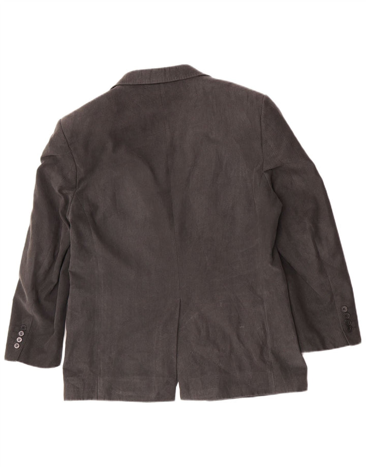 Marks & Spencer Ανδρικό μπλέιζερ με 2 κουμπιά μπουφάν UK 40 Medium Grey Ψαροκόκκαλο