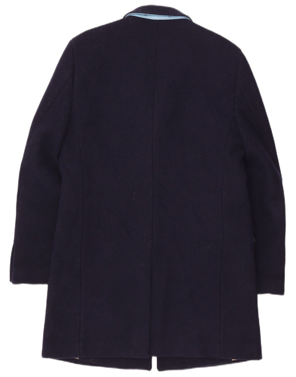 Vintage Ανδρικό Πανωφόρι UK 42 XL Navy Blue Wool