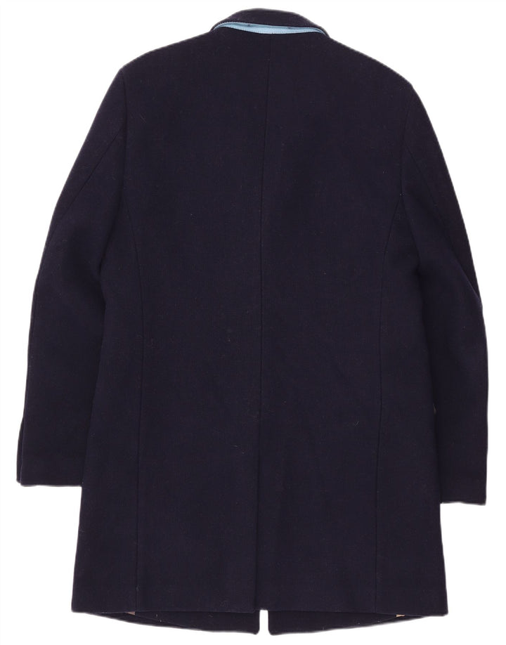 Vintage Ανδρικό Πανωφόρι UK 42 XL Navy Blue Wool