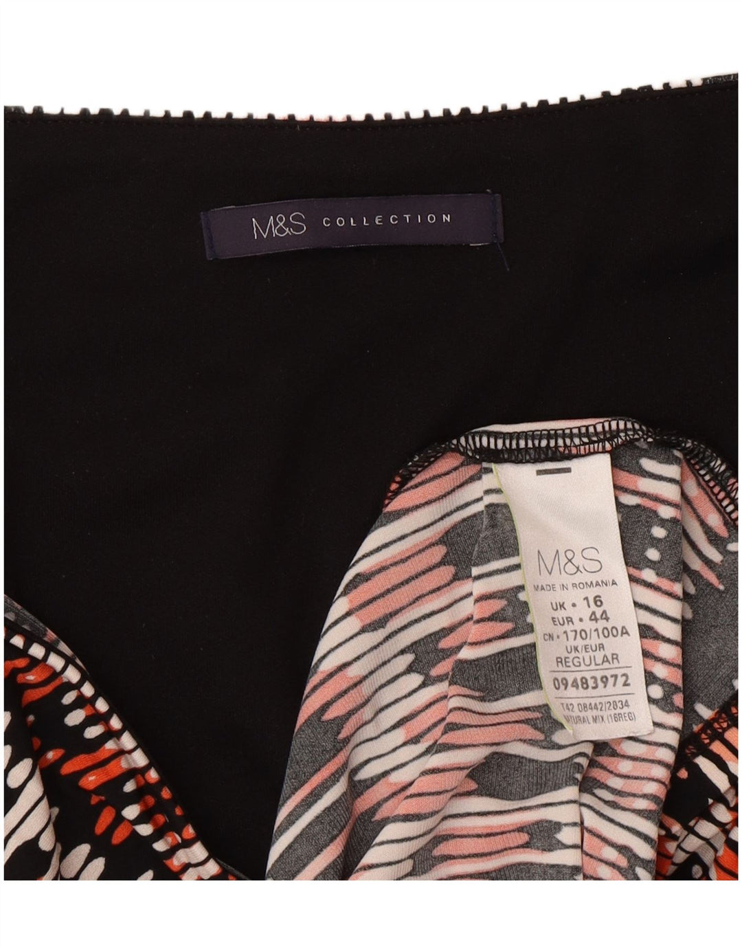 Marks & Spencer Γυναικείο Φόρεμα Shift UK 16 Μεγάλο Πολύχρωμο Γεωμετρικό