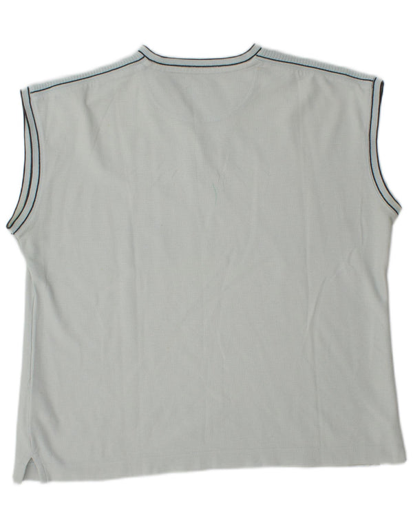 Lotto Γυναικείο T-Shirt Top UK 16 μεγάλο μπλε βαμβακερό