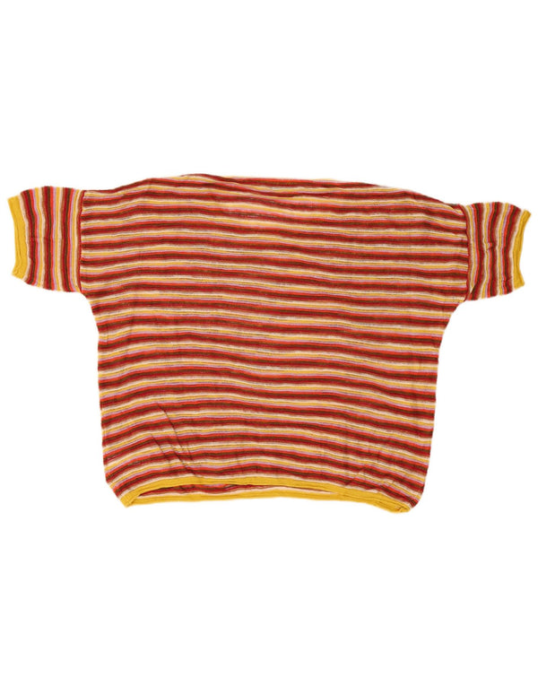 Benetton Γυναικείο πουλόβερ με λαιμόκοψη μεγάλου μεγέθους UK 10 Small πολύχρωμο