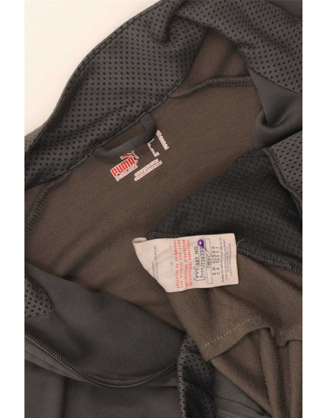 Ανδρική αθλητική φόρμα γραφικών Puma Top Jacket XL Grey Polyester