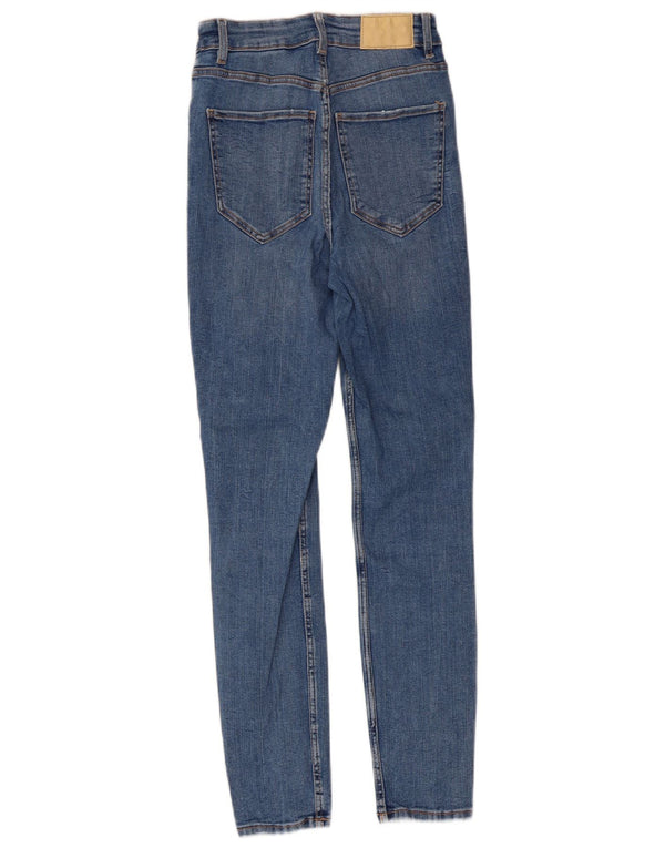 Zara Γυναικείο Skinny Jeans EU 36 XS W26 L26 Μπλε βαμβακερό