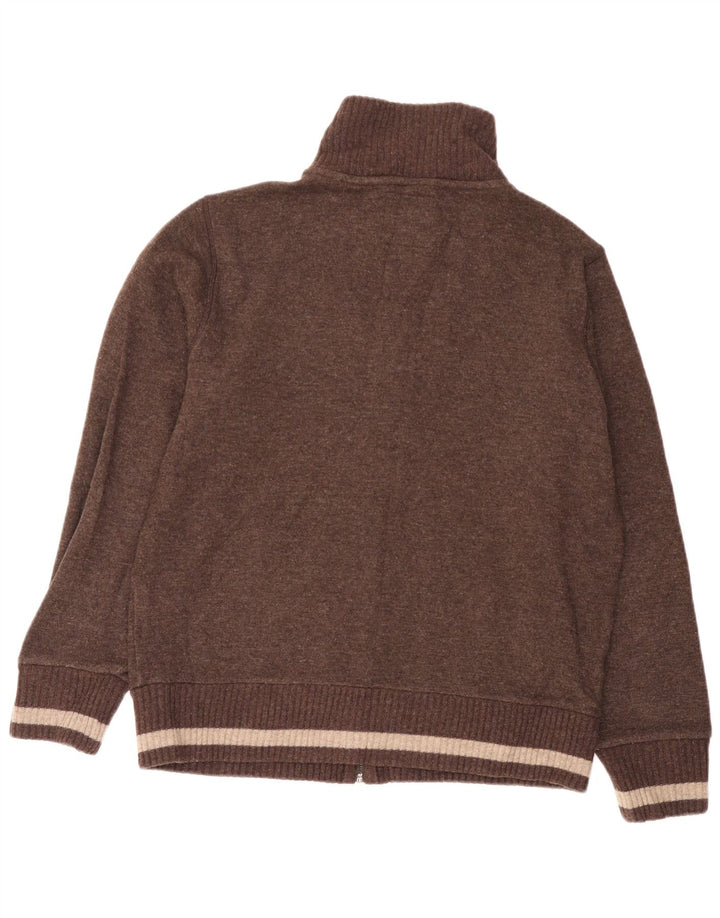 Ανδρικό πουλόβερ Woolrich Graphic Cardigan XL Καφέ μαλλί