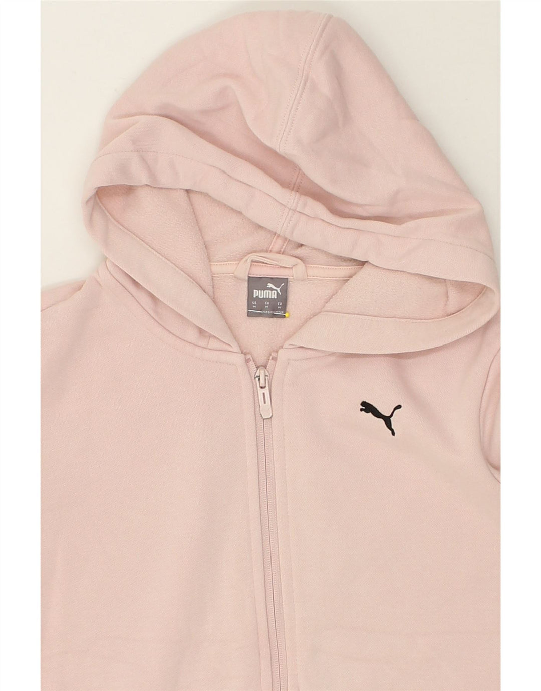 PUMA Womens Zip Hoodie Sweater UK 12 Medium Pink Vintage Puma and Second-Hand Puma from Messina Hembry 