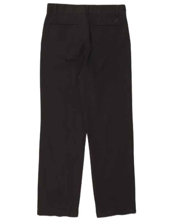 Γυναικείο ίσιο παντελόνι Chino Nike Dri Fit XL W30 L29 μαύρο πολυεστέρα