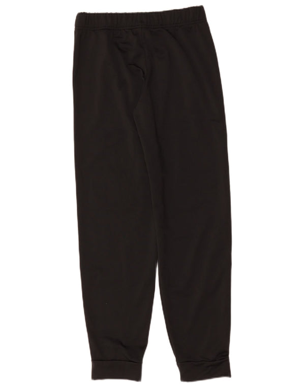 Adidas Boys Tracksuit Trousers Joggers 11-12 Years Black Polyester