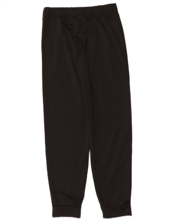 Adidas Boys Tracksuit Trousers Joggers 11-12 Years Black Polyester