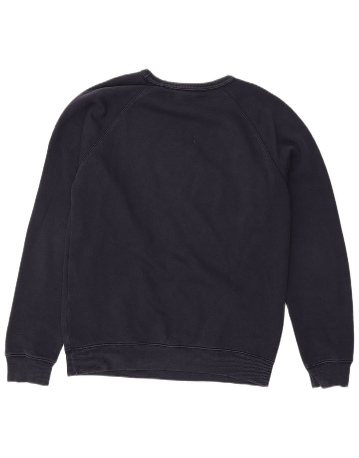 Ανδρικό γραφικό φούτερ Adidas Jumper Small Navy Blue από βαμβακερό