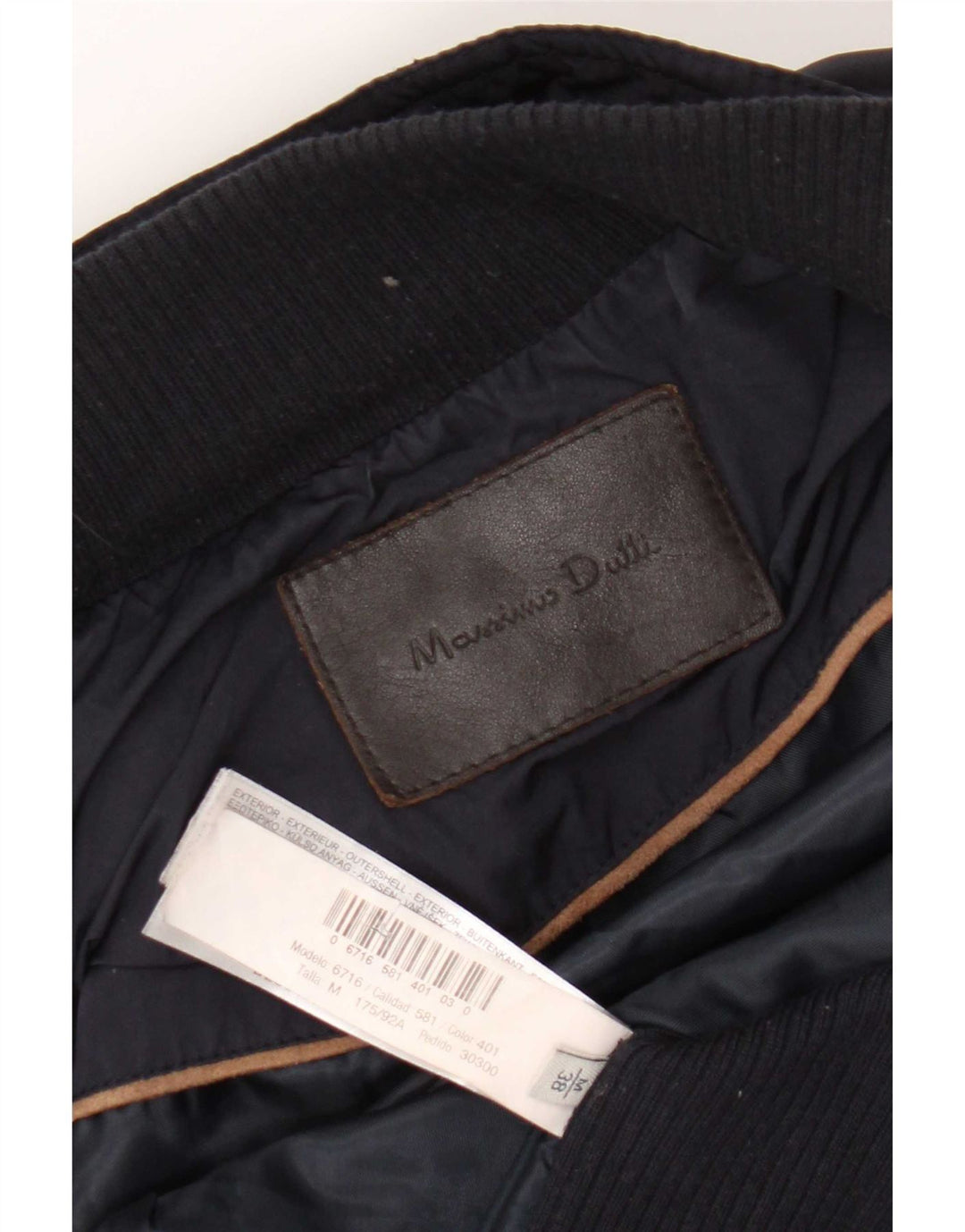 Massimo Dutti Γυναικείο καπιτονέ μπουφάν EU 38 Medium Navy Blue Colourblock