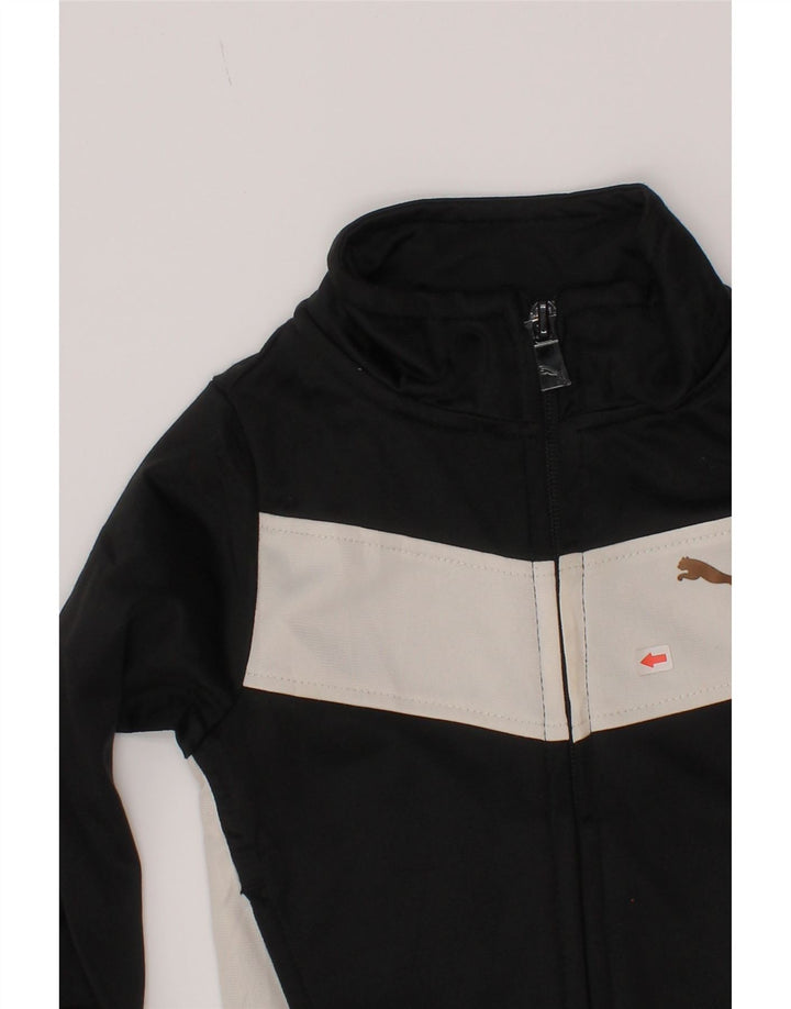 Puma Baby Boys αθλητική φόρμα Top μπουφάν 9-12 μηνών Μαύρο Colourblock Polyester