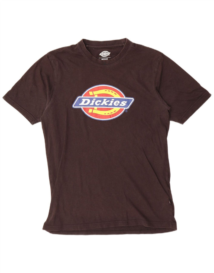 Ανδρικό γραφικό T-Shirt Dickies Top Μεσαίο μαύρο βαμβακερό
