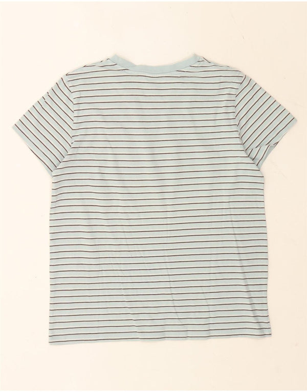 Γυναικείο T-Shirt Levi's Top UK 14 Βαμβακερό μεσαίο μπλε ριγέ