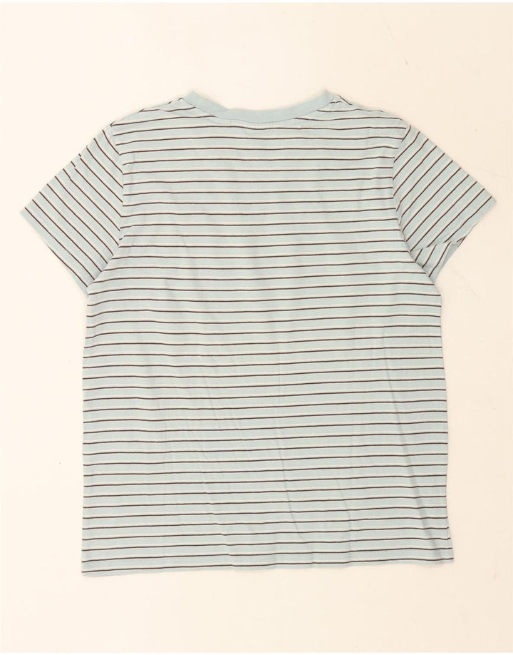 Γυναικείο T-Shirt Levi's Top UK 14 Βαμβακερό μεσαίο μπλε ριγέ