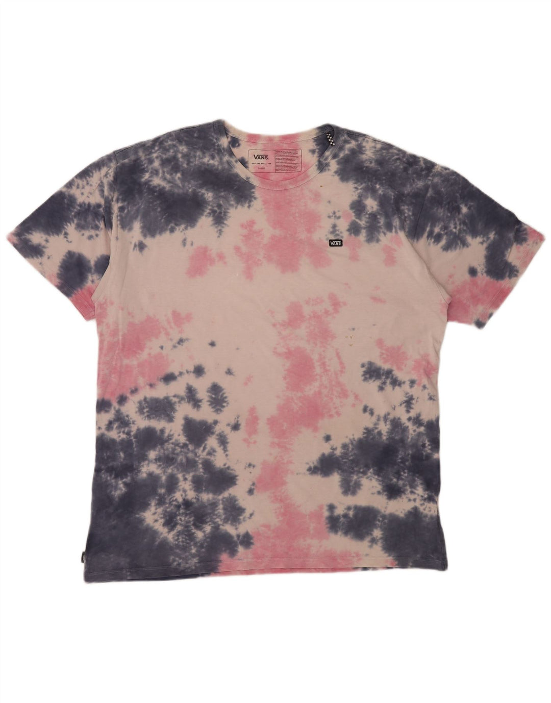 VANS Ανδρικό T-Shirt Top XL Pink Tie Dye Cotton