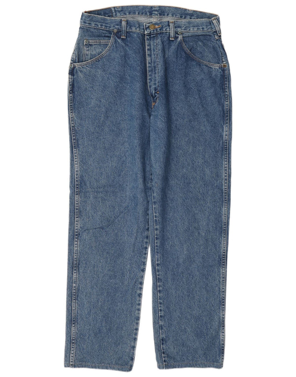 Ανδρικό τζιν Wrangler ίσιο W32 L29 Μπλε βαμβακερό