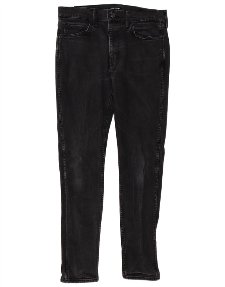 Ανδρικό τζιν Levi's Slim W34 L31 μαύρο βαμβακερό