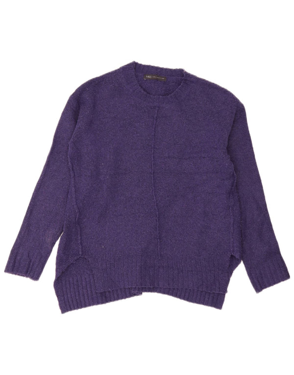 Marks & Spencer Γυναικείο πουλόβερ με λαιμόκοψη UK 10 Small Purple
