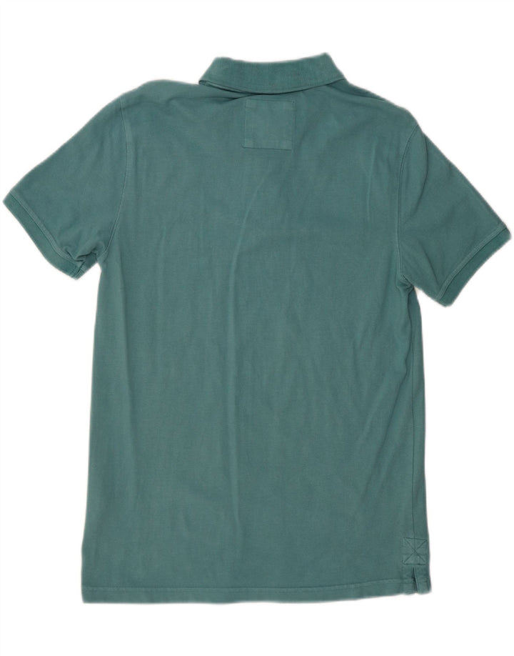 FAT FACE Mens Polo Shirt Medium Blue Cotton