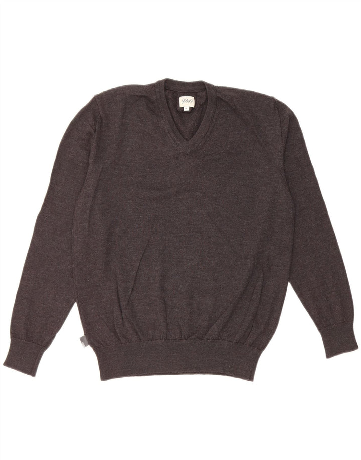 Armani Γυναικείο πουλόβερ με V λαιμόκοψη IT 52 2XL Γκρι