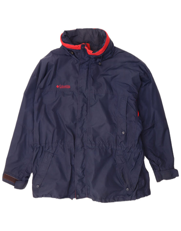 Ανδρικό μπουφάν με κουκούλα Columbia UK 42 XL Navy Blue Colourblock