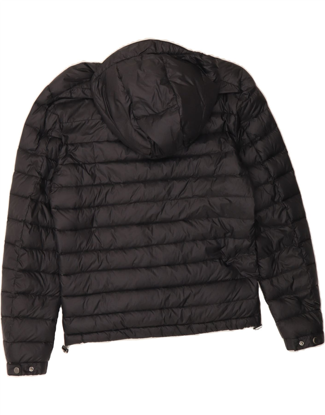 ZARA Mens Hooded Padded Jacket UK 36 Small Black Nylon Vintage Zara and Second-Hand Zara from Messina Hembry 