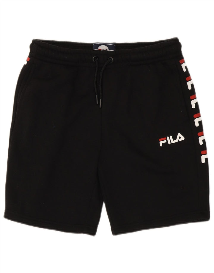 Fila Boys Graphic Sport σορτς 13-14 ετών Μαύρο Πολυεστέρα
