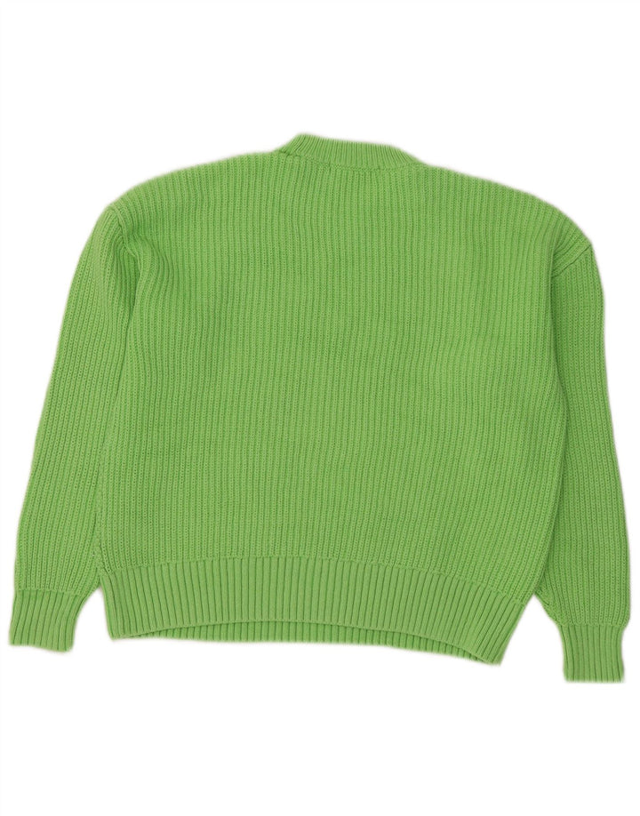 Marks & Spencer Γυναικείο πουλόβερ Crop Crew Neck Jumper UK 14 Medium Green