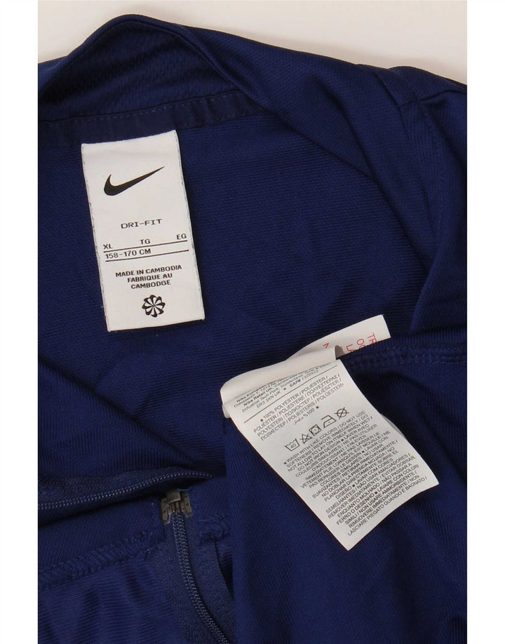 Μπουφάν Nike Boys αθλητική φόρμα 12-13 ετών XL Navy Blue Polyester
