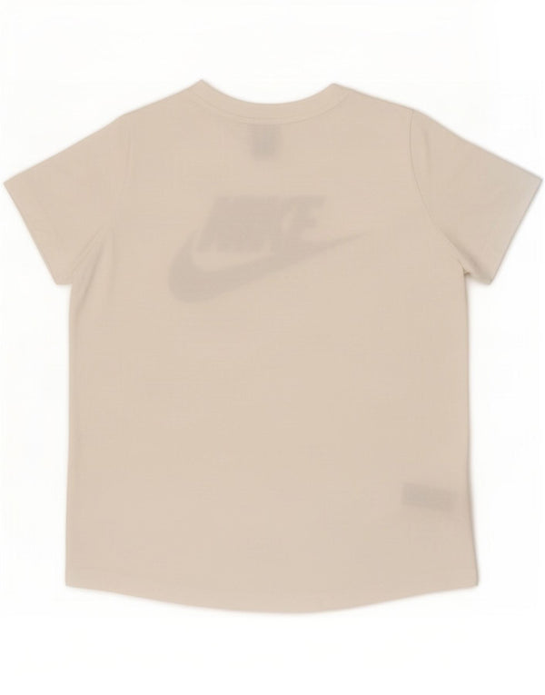 Γυναικείο γραφικό μπλουζάκι Nike μεγάλου μεγέθους τοπ UK 16 μεγάλο λευκό πολυεστέρα