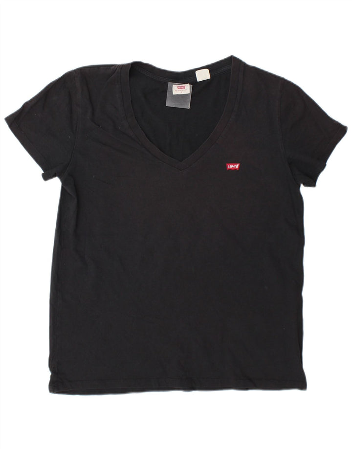Γυναικείο T-Shirt Levi's Top UK 14 μεσαίου γκρι βαμβακερό
