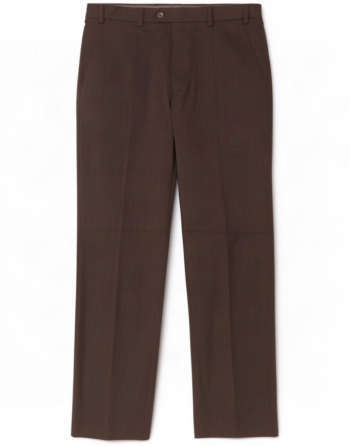 Marks & Spencer Mens Regular Fit Suit Trousers W32 L31 Grey Polyester