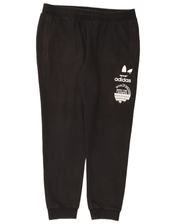 Adidas Ανδρική φόρμα τριών ρίγες γραφική φόρμα παντελόνι Joggers 2XL μαύρο