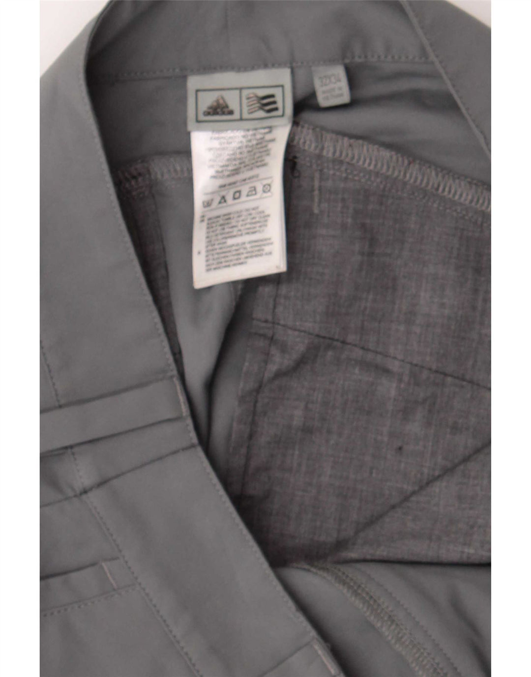 Γυναικείο παντελόνι Chino Adidas Slim Fit W30 L34 Grey Polyester
