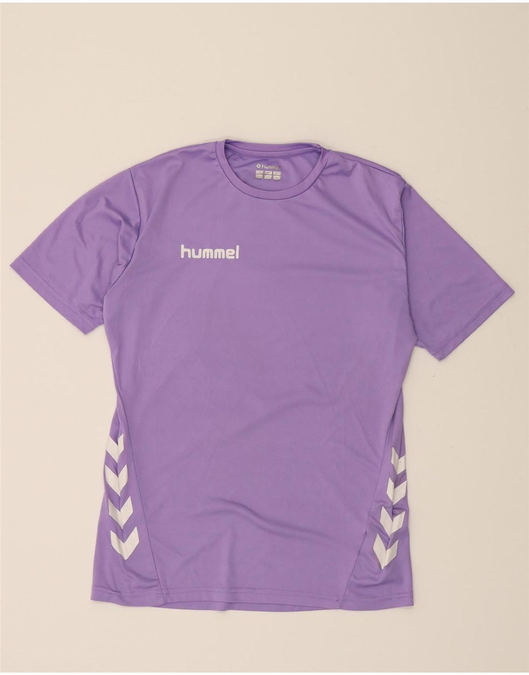 HUMMEL Womens Graphic T-Shirt Top UK 16 Large Purple Polyester Vintage Hummel and Second-Hand Hummel from Messina Hembry 