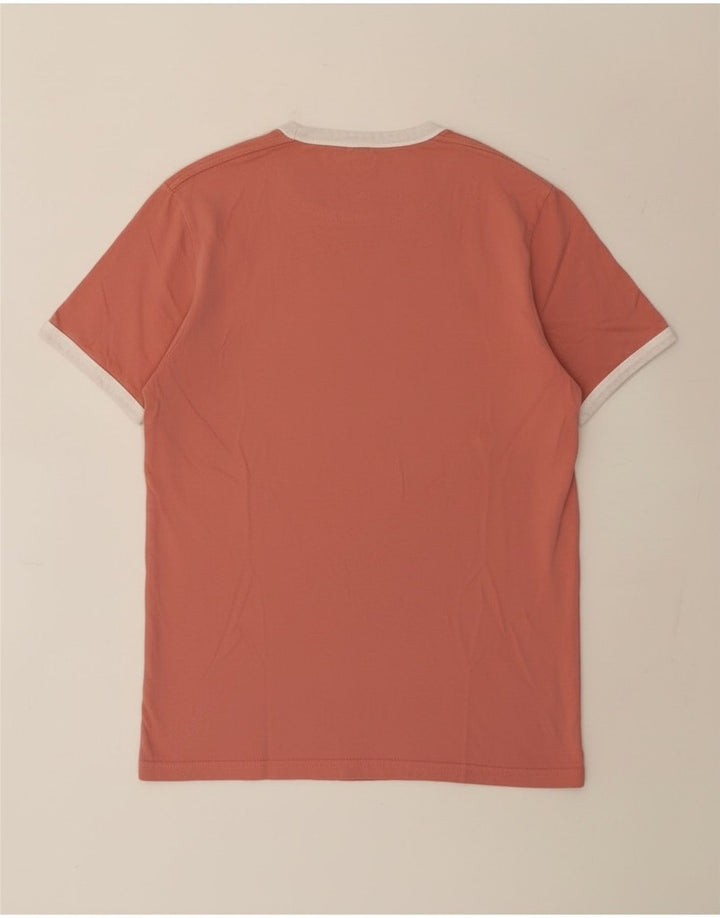 Ανδρικό T-Shirt Lyle & Scott Top Μικρό ροζ βαμβακερό