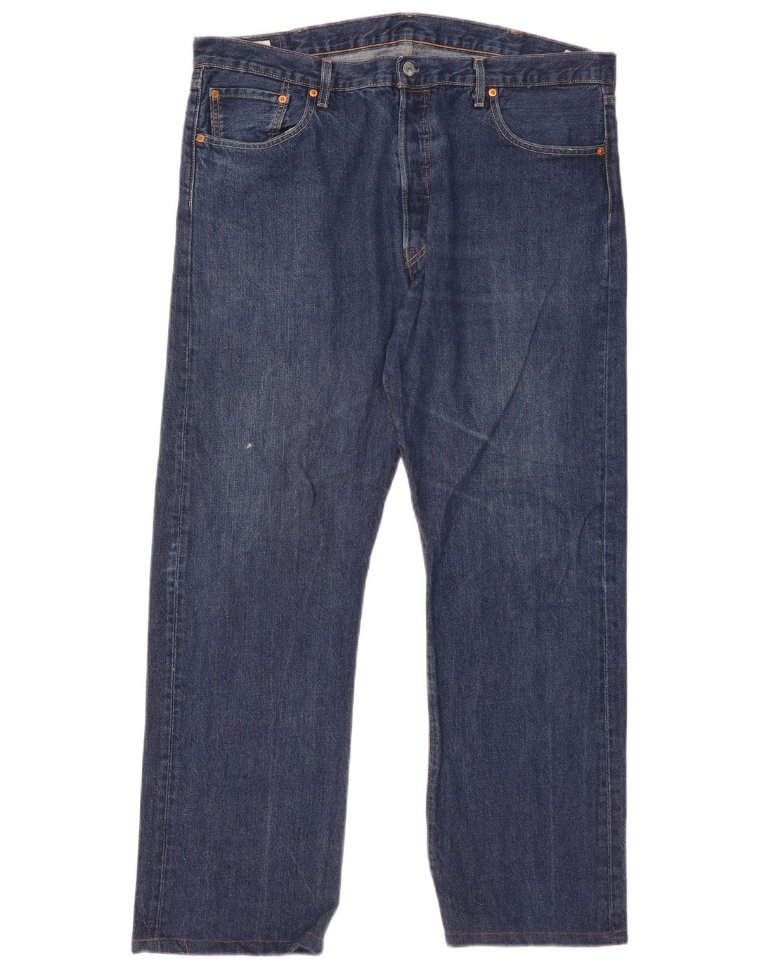 Levi's Mens 501 Straight Jeans W40 L32 Blue Cotton