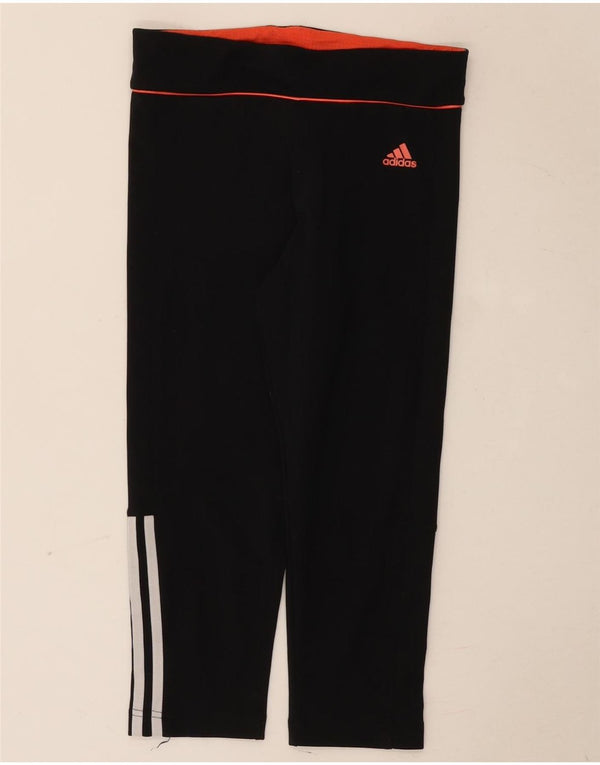 Adidas Γυναικεία κολάν Capri Climalite UK 8 Small Black Polyester
