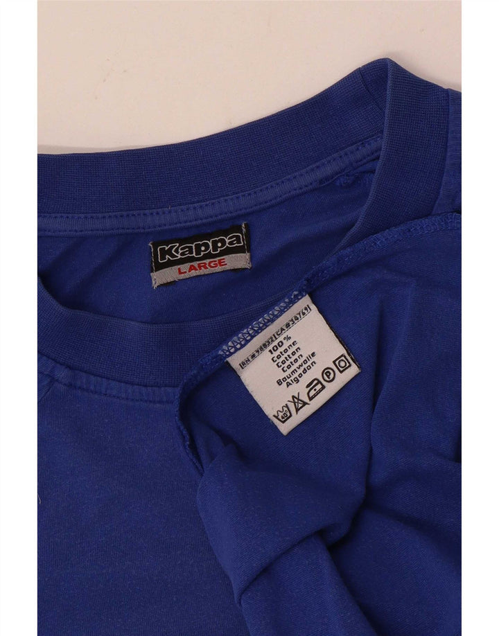 Ανδρικό T-Shirt Kappa Top μεγάλο μπλε βαμβακερό
