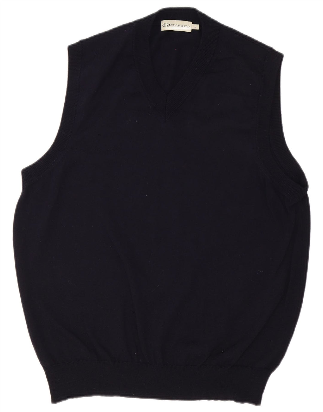 Vintage ανδρικό γιλέκο Tank Top Large Navy Blue Πολυακρυλικό