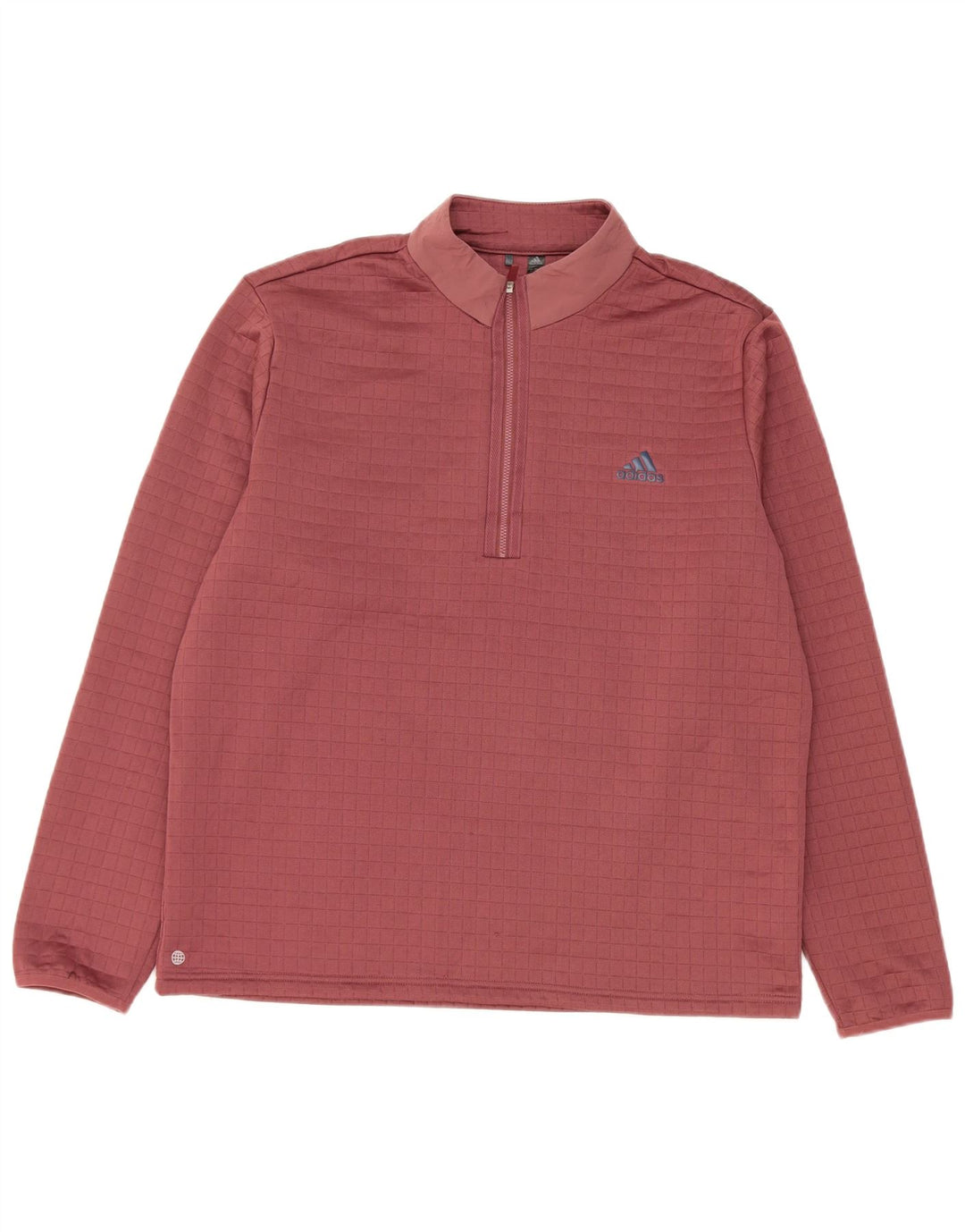 Ανδρική φόρμα πουλόβερ με φερμουάρ Adidas Top Large Βουργουνδί Πολυεστέρας