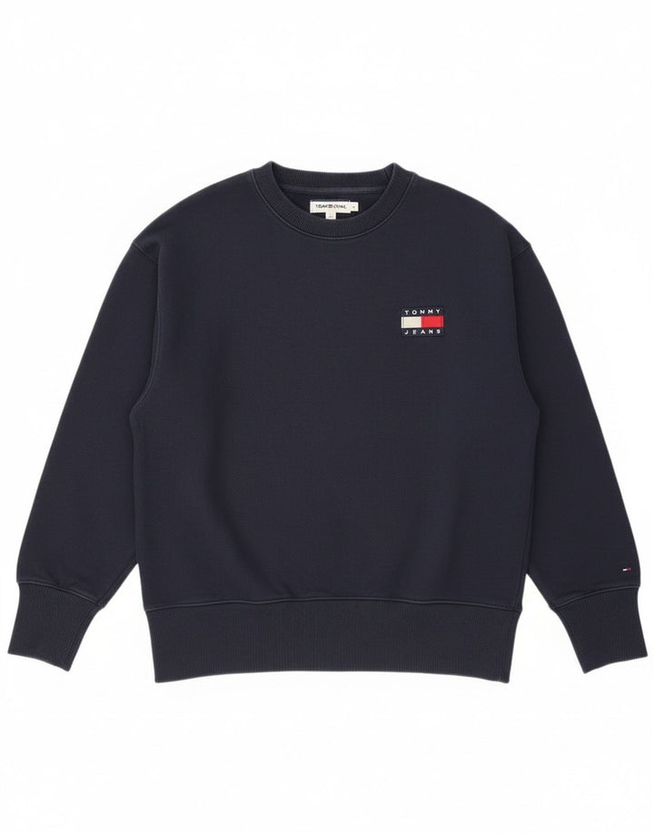 Ανδρικό φούτερ Tommy Hilfiger Jumper Small Navy Blue Cotton