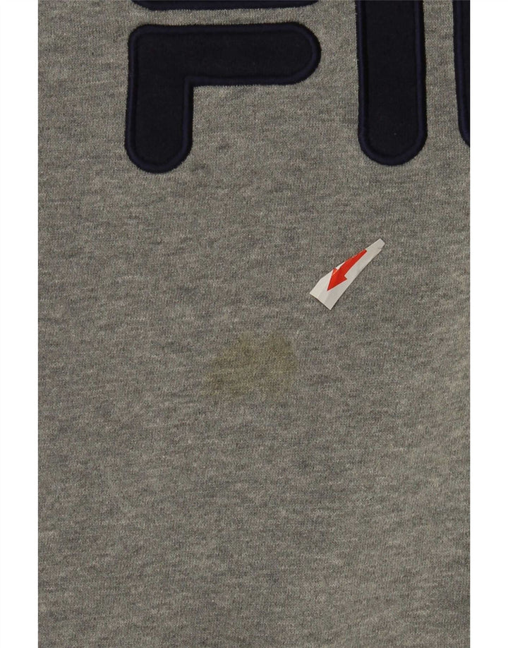 Ανδρικό γραφικό φούτερ Fila Jumper XL Γκρι βαμβακερό