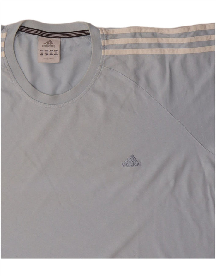 Ανδρικό T-Shirt Adidas Top 2XL Μπλε βαμβακερό