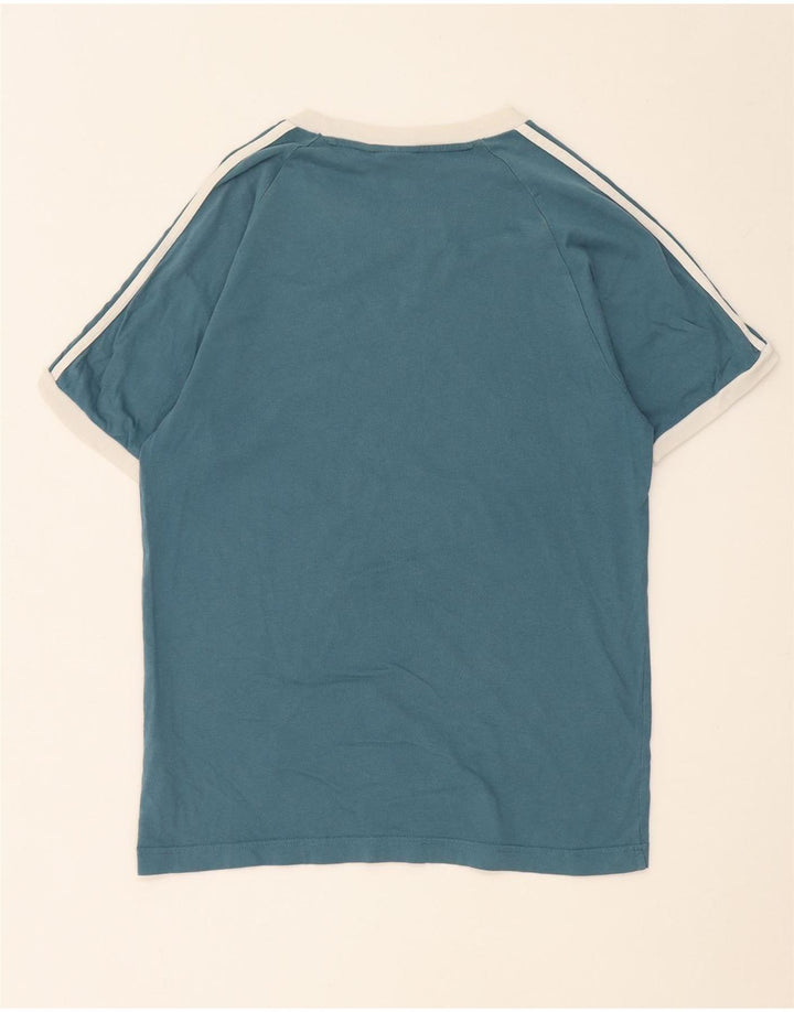 Ανδρικό T-Shirt ADIDAS Τοπ μεσαίο μπλε βαμβακερό