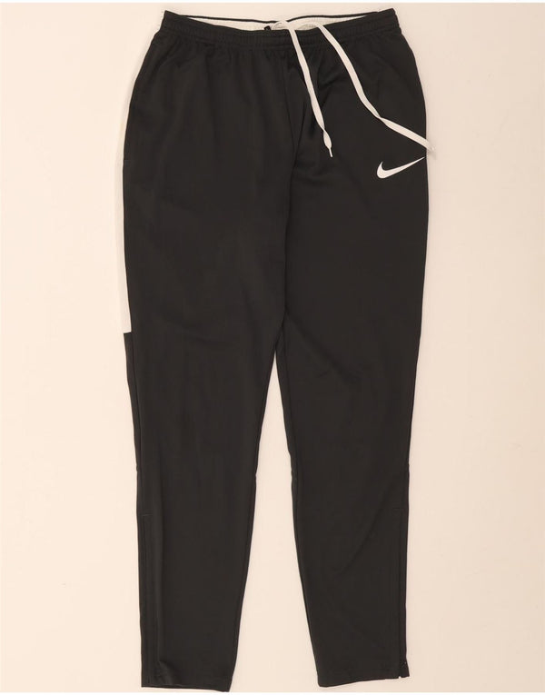 Nike Mens Dri Fit Tracksuit Trousers Medium Grey Colourblock Polyester
