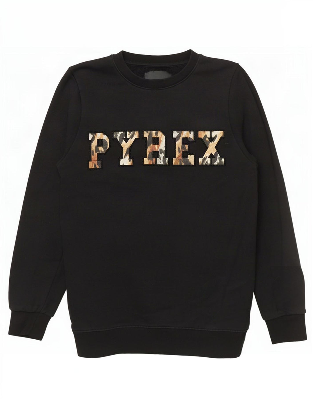 Γυναικείο Φούτερ Pyrex Graphic Jumper UK 6 XS Μαύρο βαμβακερό