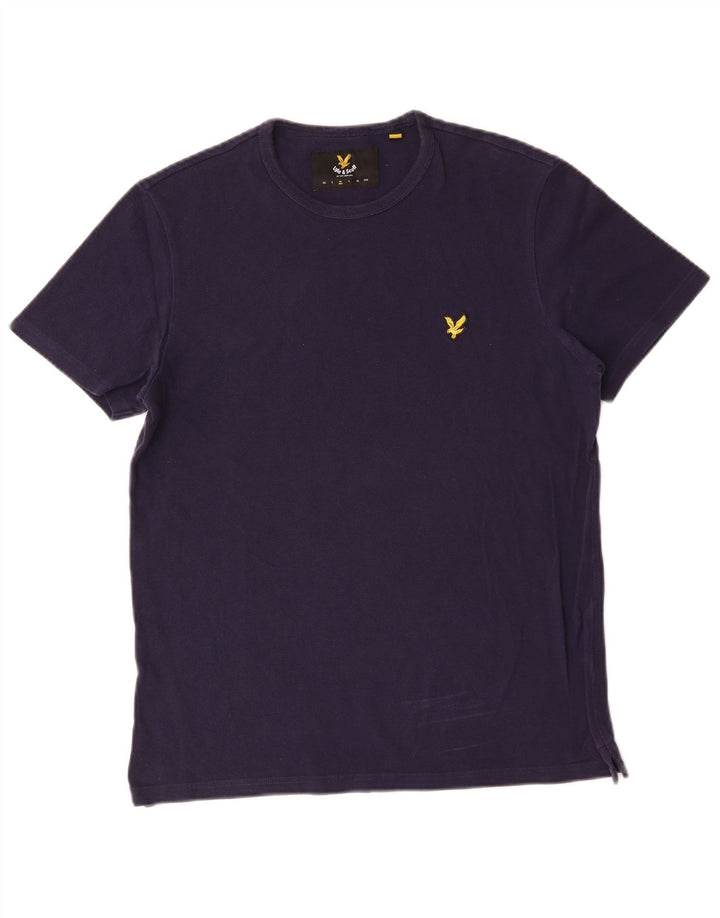 Ανδρικό T-Shirt Lyle & Scott Top από μεσαίο ναυτικό μπλε βαμβακερό